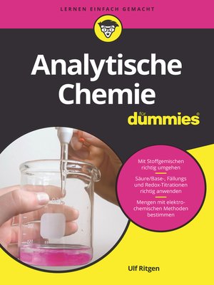 cover image of Analytische Chemie f&uuml;r Dummies